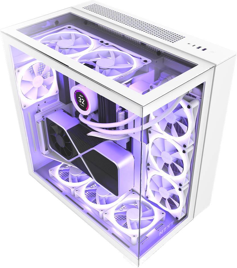 Case with LiquidFrost Cooling System